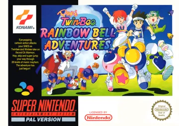 Pop'n TwinBee - Rainbow Bell Adventures (Europe) box cover front